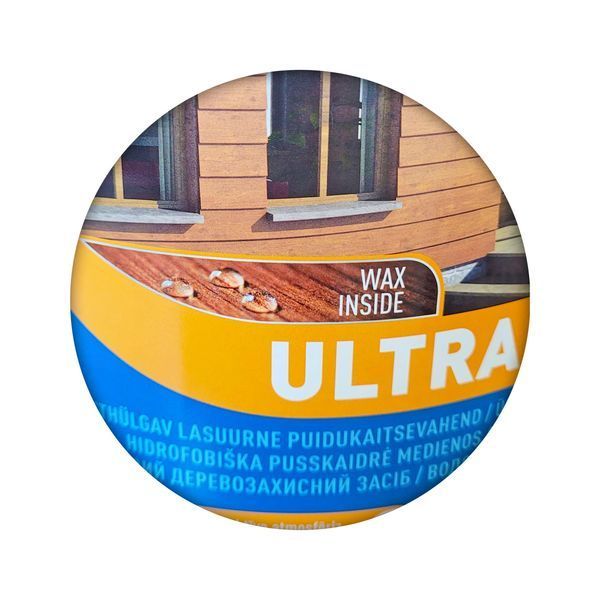 Pinotex Ultra Lasur - лазур для захисту деревини з УФ-фільтром і воском 1л прозорий 5302274 фото
