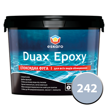 Eskaro Duax Epoxy - эпоксидная затирка (фуга) №242 (серо-синий) 2 кг Е0000000167 фото