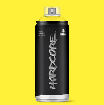 Аерозольна фарба глянцева MTN Hardcore RV-20 Party Yellow, EX014H0020, 400 мл 622755 фото