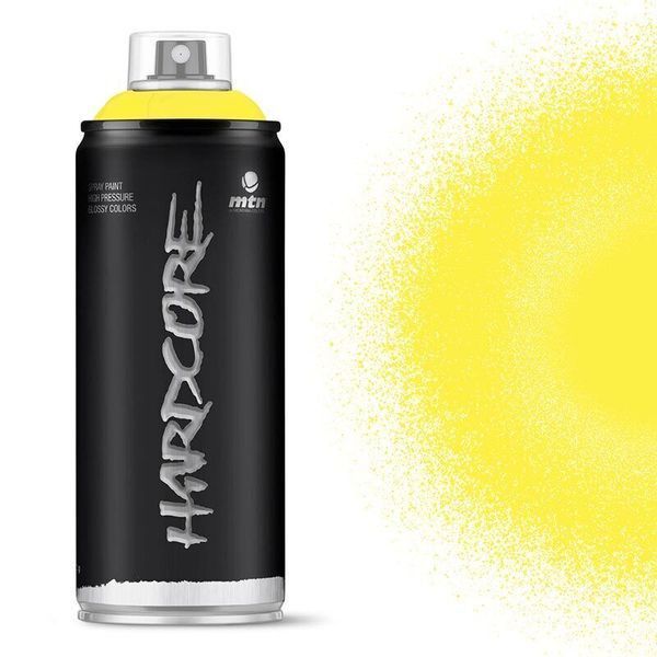 Аерозольна фарба глянцева MTN Hardcore RV-20 Party Yellow, EX014H0020, 400 мл 622755 фото