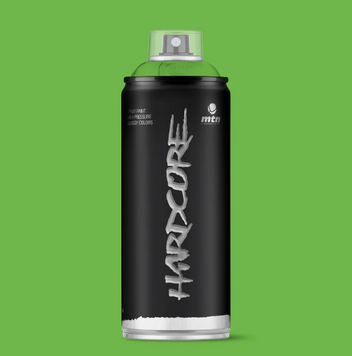 Аерозольна фарба глянцева MTN Hardcore RV-34 Guacamole Green, EX014H0034, 400 мл 622761 фото