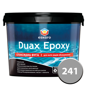 Eskaro Duax Epoxy - эпоксидная затирка (фуга) №241 (средне-серый) 2 кг 00000044018 фото