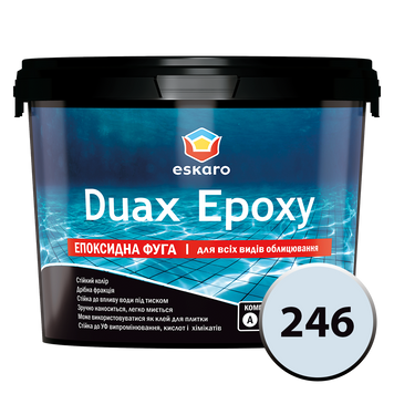 Eskaro Duax Epoxy - эпоксидная затирка (фуга) №246 (серебристо-серый) 2 кг 00000044019 фото