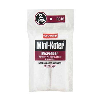 Wooster Microfiber Mini-Koter (ТКАНІ) - Комплект мініваликів 2 шт 4"(10см) ворс 3/8"(9,5мм) R316-4 фото