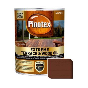 Pinotex Extreme Terrace & Wood Oil - олія для терас і деревини з воском та УФ-фільтром 0,75 л, тік 5948575 фото