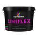 Фарба гумова універсальна UNIFLEX Kompozit білий RAL9016 0,9кг 001738 фото 1