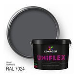 Фарба гумова універсальна UNIFLEX Kompozit Графіт RAL7024 0,9кг 001741 фото