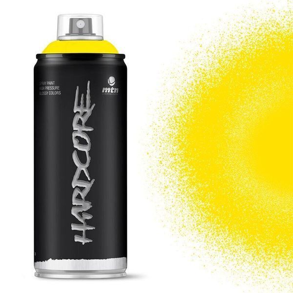 Аерозольна фарба глянцева MTN Hardcore RV-1021 Light Yellow, EX014H1021, 400 мл 622832 фото