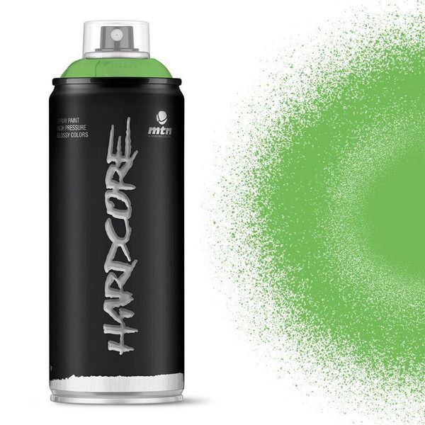 Аэрозольная краска глянцевая MTN Hardcore RV-4 Light Green, EX014H0004, 400 мл 753596 фото