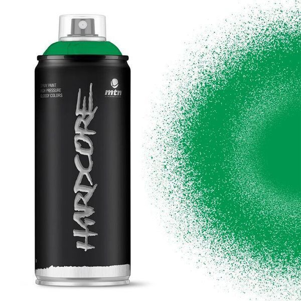 Аэрозольная краска глянцевая MTN Hardcore RV-363 Natura Green, EX014H0363, 400 мл 753598 фото