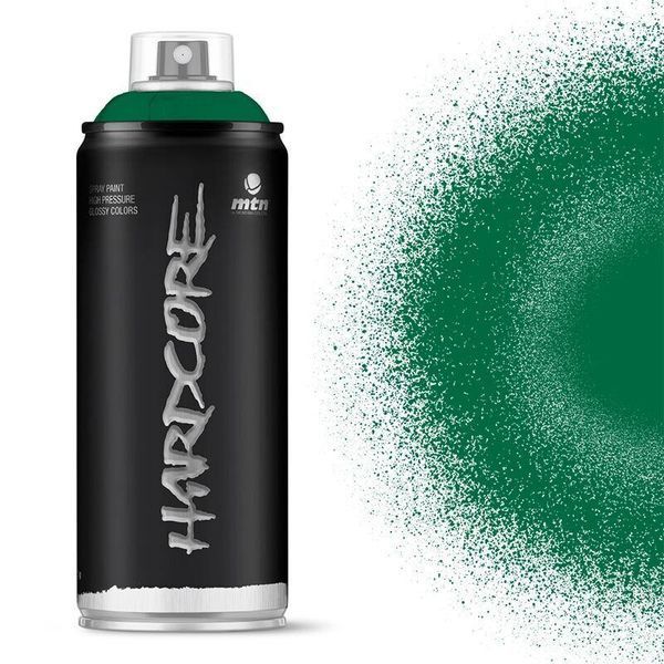 Аэрозольная краска глянцевая MTN Hardcore RV-364 Reggae Green, EX014H0364, 400 мл 753599 фото