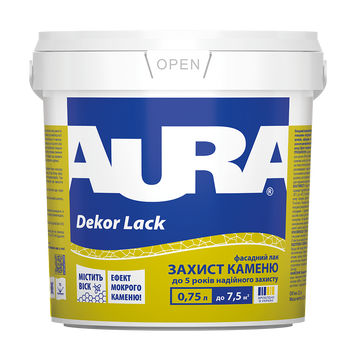 AURA Dekor Lack &ndash; глянцевый лак для камня и минеральных поверхностей 0,75 л 00000039643 фото