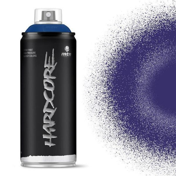 Аерозольна фарба глянцева MTN Hardcore RV-5002 Ultramarine Blue, EX014H5002, 400 мл 622844 фото