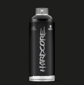Аерозольна фарба глянцева MTN Hardcore R-9011 Gloss Black, EX014H9011, 400 мл 622856 фото