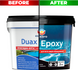 Eskaro Duax Epoxy - епоксидна затирка (фуга) №210 (білий) 2 кг 00000044009 фото 2