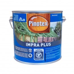 Pinotex Impra Plus пропитка для скрытых деревянных конструкций, зеленая, 2,5 л