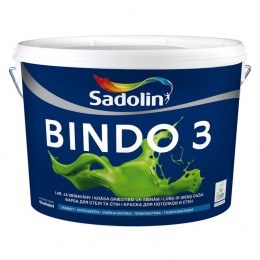 Sadolin  BINDO 3 - Глибокоматова фарба для стелі та стін 1л.