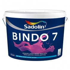 Sadolin  BINDO 7 - Матова фарба для стін і стелі, що миється 2,5л.