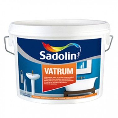 Sadolin VATRUM - Влагостойкая краска для стен полуглянцевая 5л.