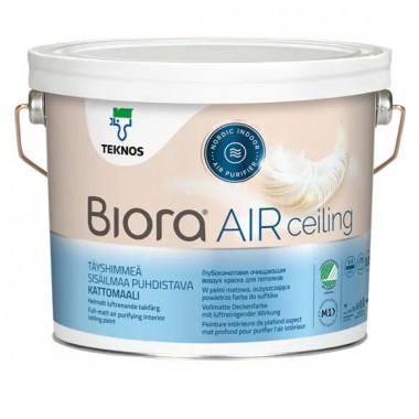 Teknos Biora Air ceiling фарба для стель біла 3 л
