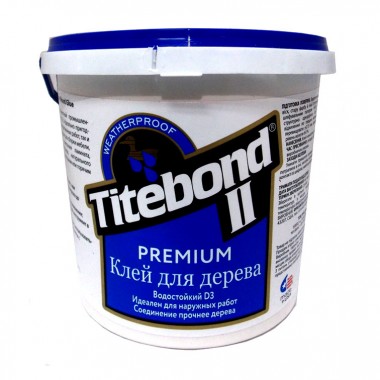 Titebond II Premium Wood Glue промисловий вологостійкий клей 5 кг