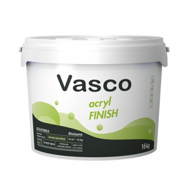 Vasco Acryl Finish акриловая шпатлевка для внутренних работ 16кг