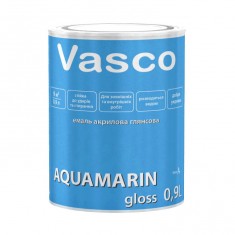 Vasco AQUAMARIN gloss акрилова емаль універсальна глянсова 0.9л