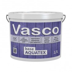 Vasco base AQUATEX акрилова ґрунтівка для деревини всередині і зовні 2,7 л