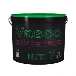 Vasco ELITE 7 шовковисто-матова латексна фарба для стін 2,7л