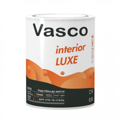 Vasco interior Luxe акрилатна фарба особливо стійка до миття  0,9л