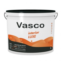 Vasco interior Luxe акрилатная краска особо стойкая к мытью 9 л.