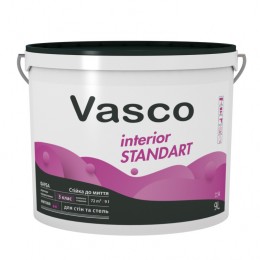 Vasco Interior Standart акрилова фарба, стійка до миття 9л