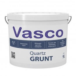 Vasco Quartz GRUNT белый адгезионный грунт с кварцевым наполнителем 9л