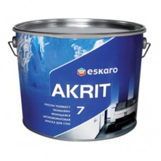 Eskaro Akrit 7 шелковисто-матовая акрилатная краска 9,5 л