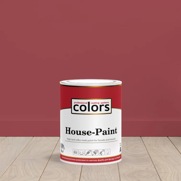 Несмываемая краска для пластика Colors House-Paint