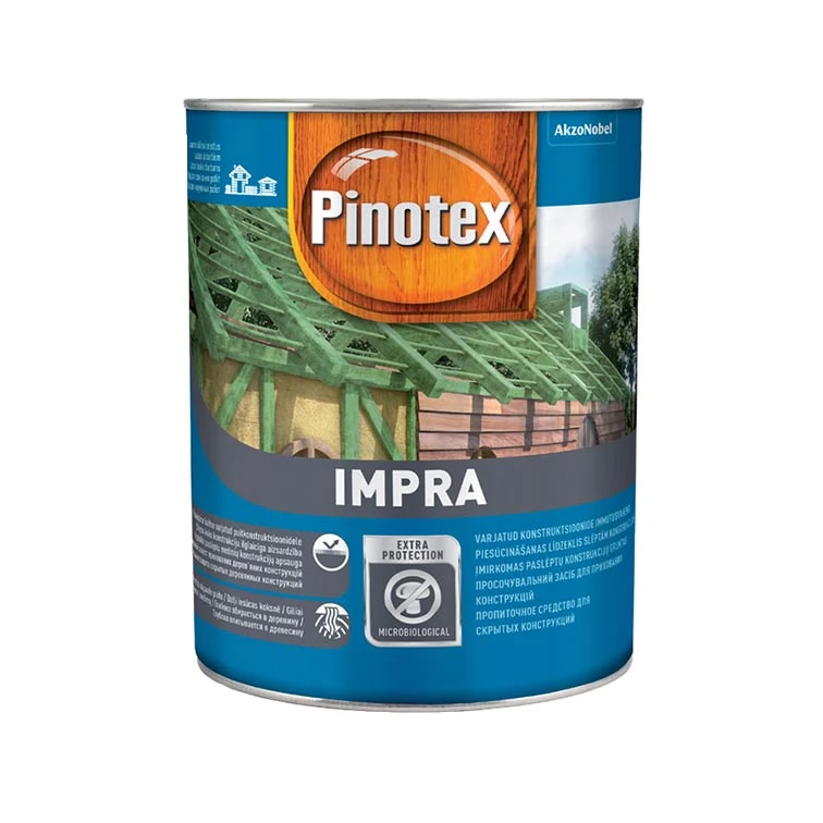 Pinotex Impra, засіб для просочення дерев'яних поверхонь
