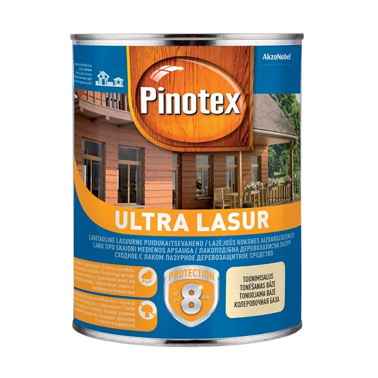 Pinotex Ultra Lasur, антисептик для дерева з УФ-фільтром