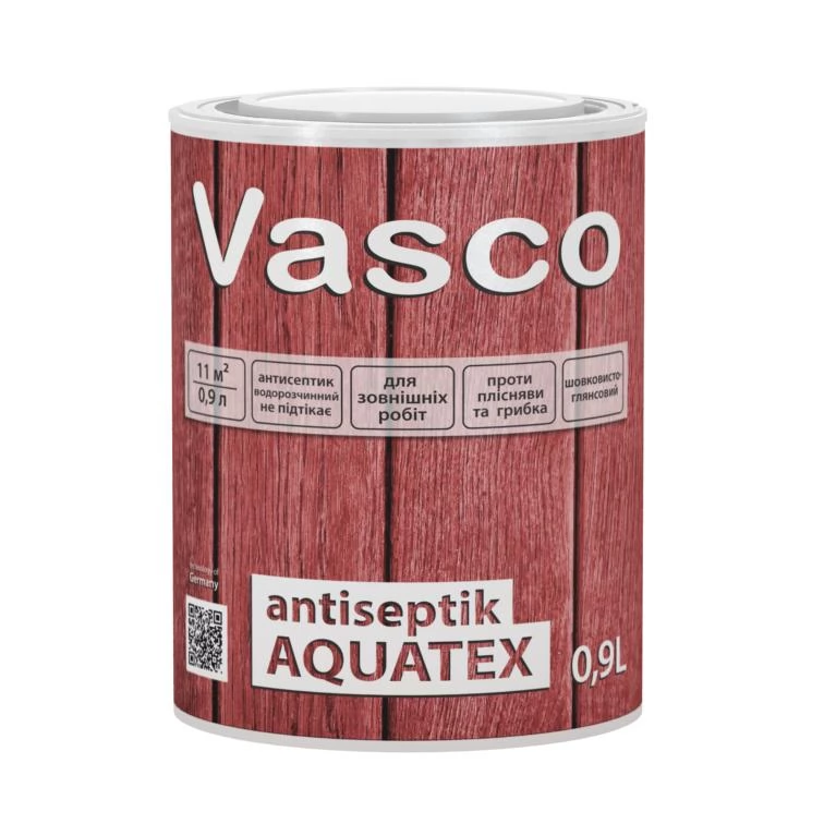 Vasco antiseptik AQUATEX, антисептик для всіх виробів з дерева