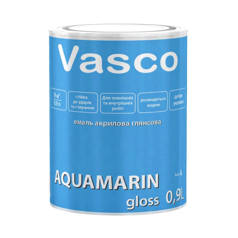 Краска по пластику Vasco AQUAMARIN gloss
