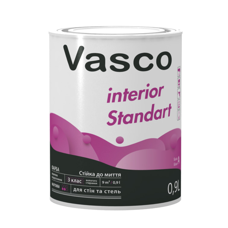 Краска для покрытия дерева Vasco interior Standart